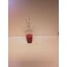 CARAFE EN VERRE FOND ROUGE 