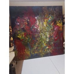 TOILE ABSTRAITE LA PIECE