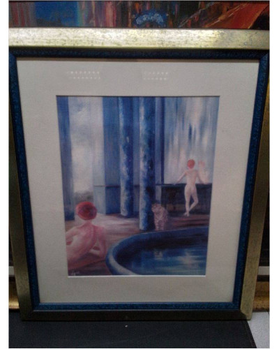 TABLEAU BAIN NUDISTE 