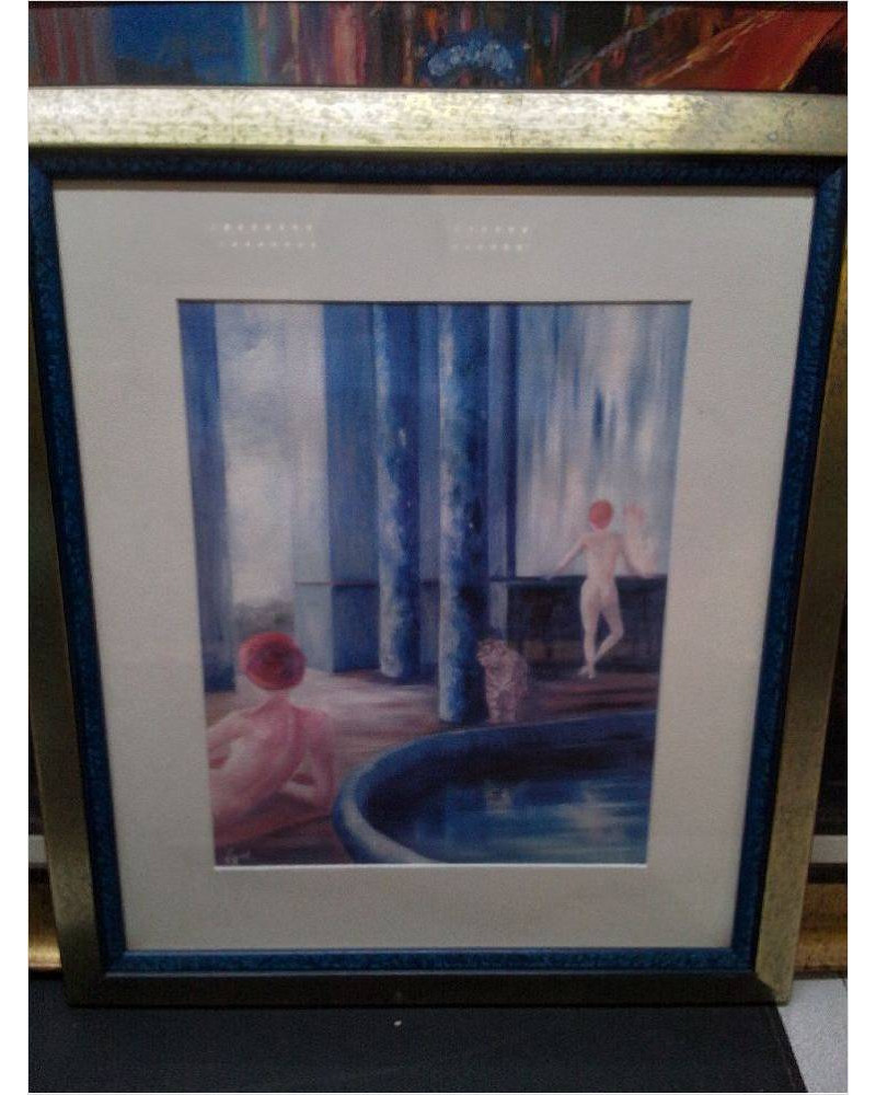 TABLEAU BAIN NUDISTE 