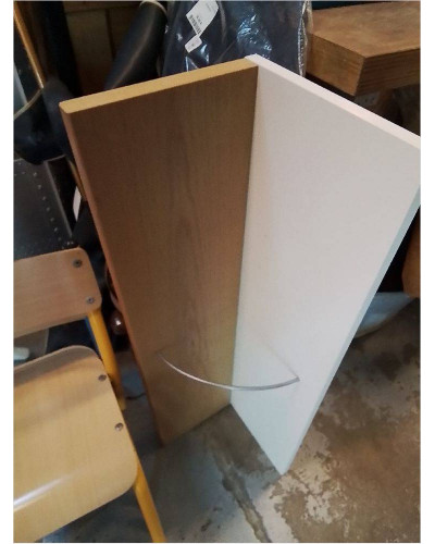 ETAGERE BICOLORE BOIS