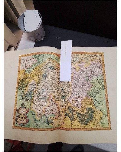 REPRODUCTION ATLAS 1595 EDITION CORON