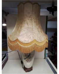 LAMPE A POSER CÉRAMIQUE DECOR OISEAU