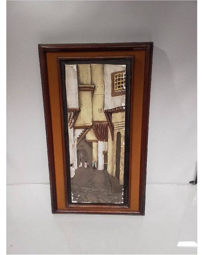 TABLEAU PLATRE RELIEF 