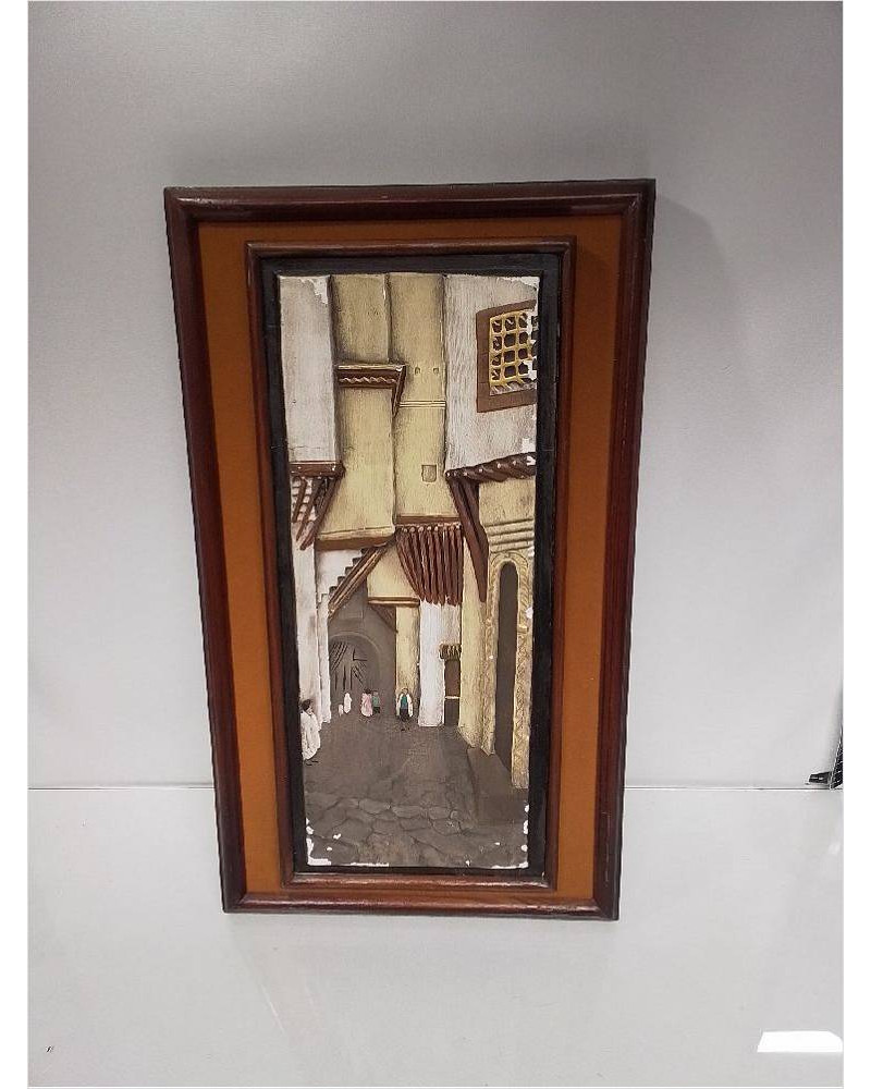 TABLEAU PLATRE RELIEF 