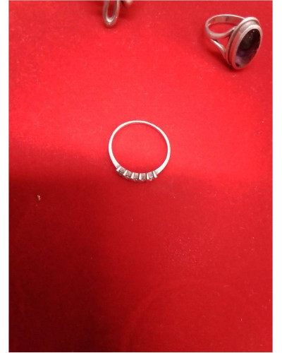 BAGUE ARGENT