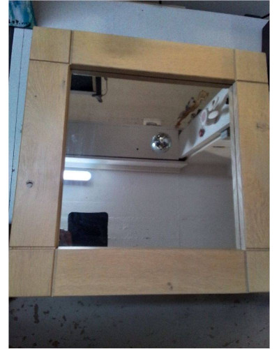 MIROIR CARRE CADRE HETRE