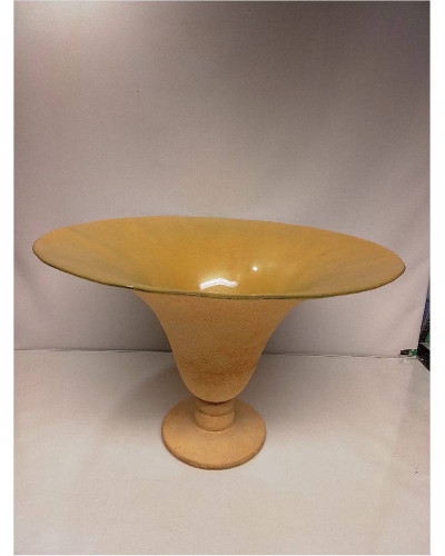 COUPE EN VERRE JAUNE 
