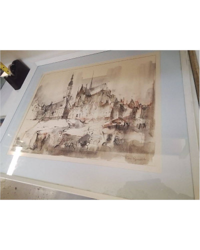 AQUARELLE SIGNÉE