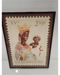 AFFICHE LUXEMBOURG VIERGE NOIRE