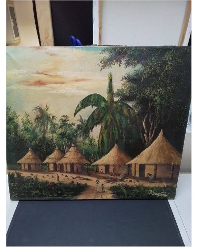 HUILE SUR TOIOE SIGNÉE...