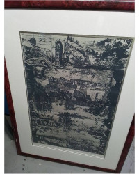 SÉRIGRAPHIE ADAM JEAN PIERRE (ARTISTE LUXEMBOURGEOIS)