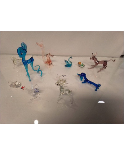 LOT MINIATURES EN CRISTAL 