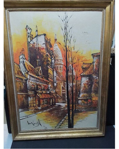 HUILE SUR TOILE SIGNÉE DECO...