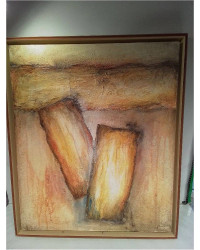 TABLEAU CONTEMPORAIN SIGNÉE STEMPER (LUXEMBOURGEOIS)