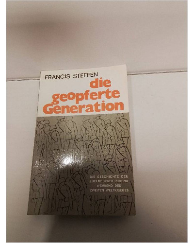 LIVRE DIE GEOPFERTE GENERATION