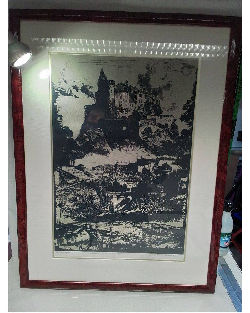SÉRIGRAPHIE ADAM JEAN PIERRE (ARTISTE LUXEMBOURGEOIS)