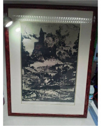 SÉRIGRAPHIE ADAM JEAN PIERRE (ARTISTE LUXEMBOURGEOIS)