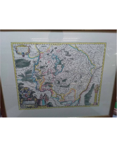 GRAVURE CARTE LUXEMBOURGEOISE 