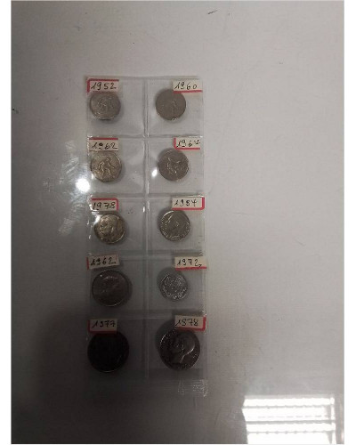 LOT DE PIECES DE MONNAIE...
