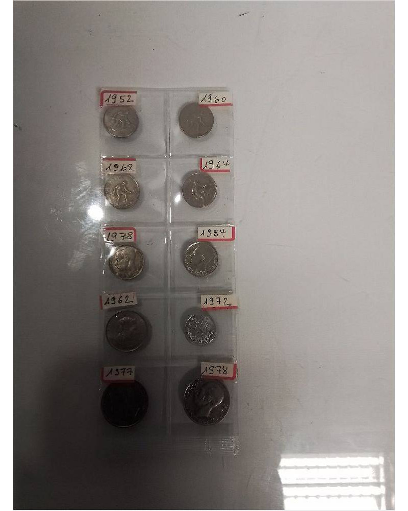 LOT DE PIECES DE MONNAIE LUXEMBOURG 