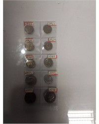 LOT DE PIECES DE MONNAIE LUXEMBOURG 