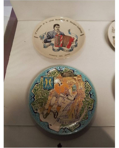 ASSIETTE DECO LONGWY DIVERS