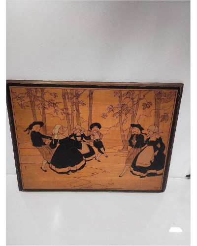 TABLEAU PYROGRAVURE 