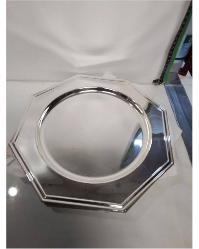 LOT D’ASSIETTES DE PRÉSENTATION OCTOGONALES