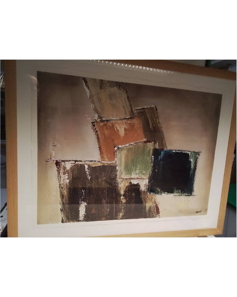 PEINTURE ABSTRAITE SIGNÉE MARINOV