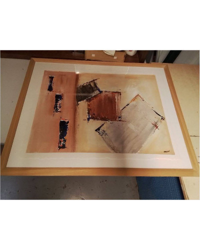 PEINTURE ABSTRAITE SIGNÉE MARINOV
