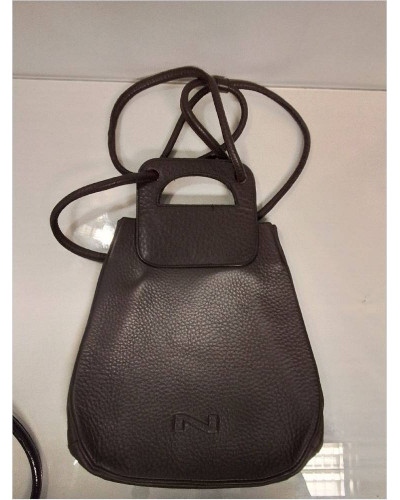 SAC A MAIN CUIR BRUN NATAN