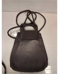 SAC A MAIN CUIR BRUN NATAN