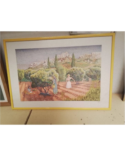 LITHOGRAPHIE WICK LE PAPILLON