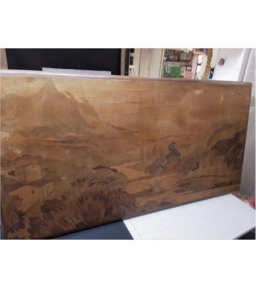 TABLEAU MARQUETERIE SIGNE ROSENAU 154×80