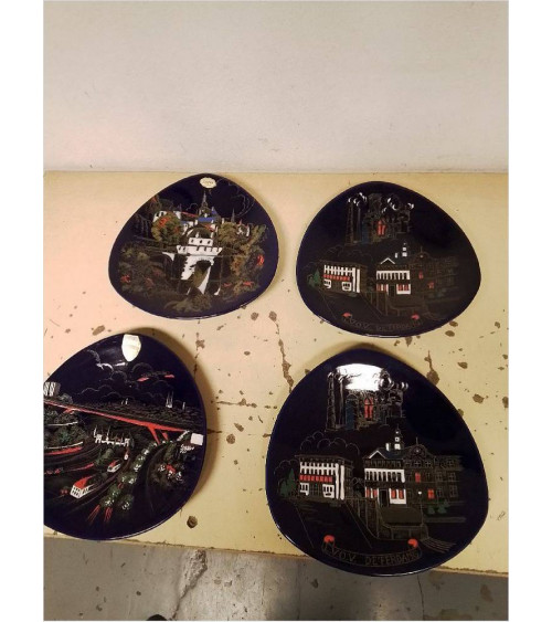 ASSIETTE  DECO LONGWY GRAND FEU