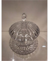 POT EN VERRE ET PLATEAU 