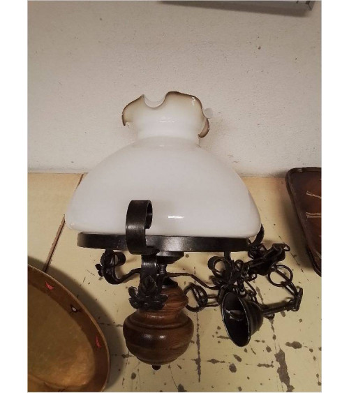 SUSPENSION FER FORGE BOIS...