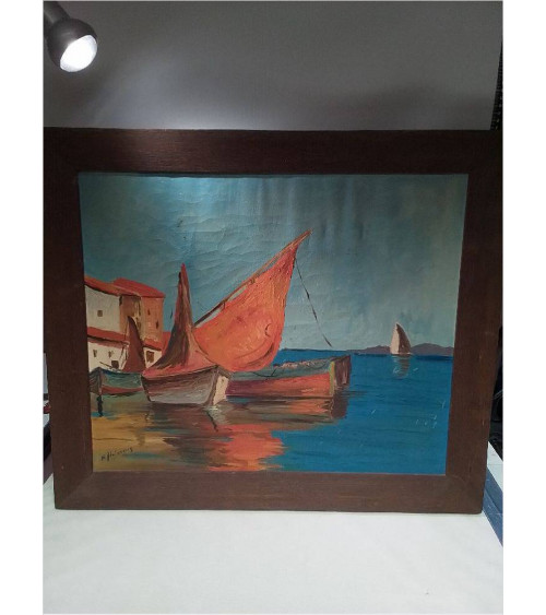 HUILE SUR TOILE SIGNÉE DECO...