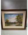HUILE SUR PANNEAU ANGELO GIUSTO 