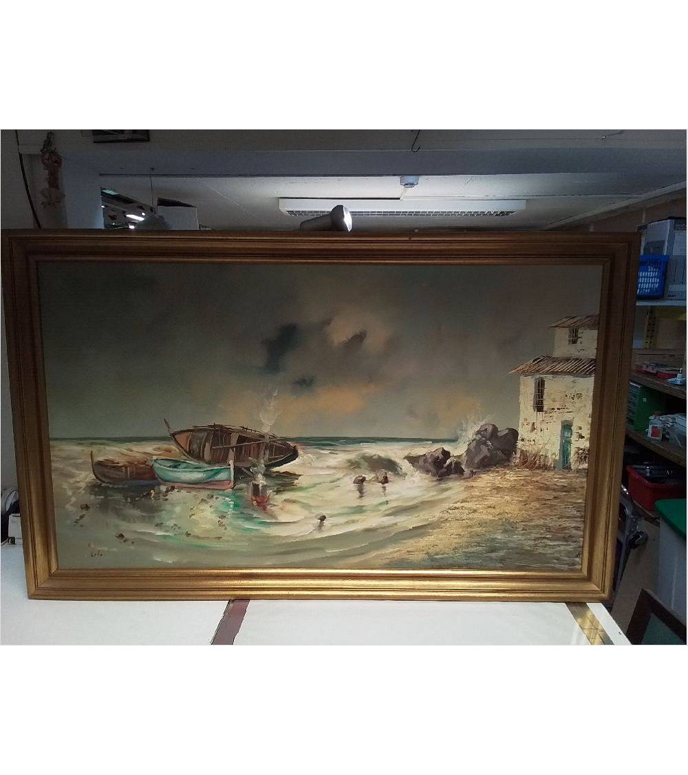 PEINTURE SIGNÉE DECO MER 