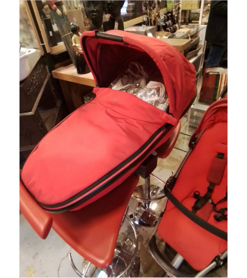 POUSSETTE LANDAU QUINNY ROUGE + ACCESSOIRES 