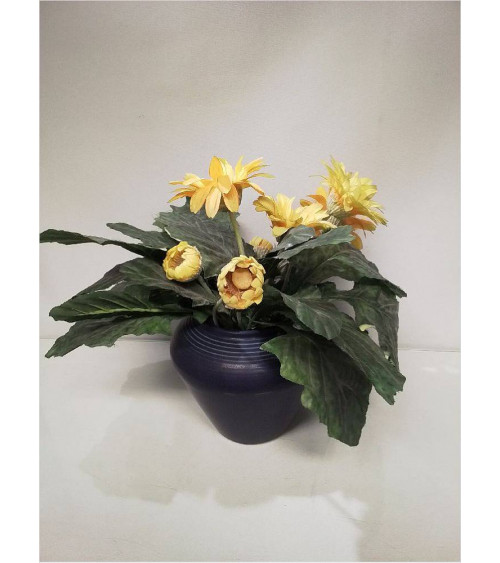 VASE ALLEMAND AVEC FLEURS 