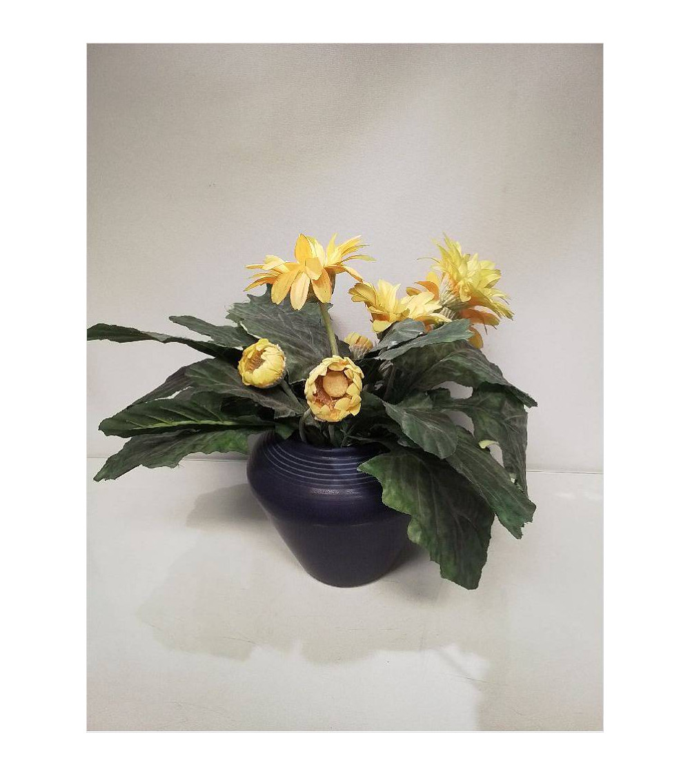 VASE ALLEMAND AVEC FLEURS 