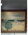 HUILE SUR TOILE GENEVIEVE TERVER NOEL