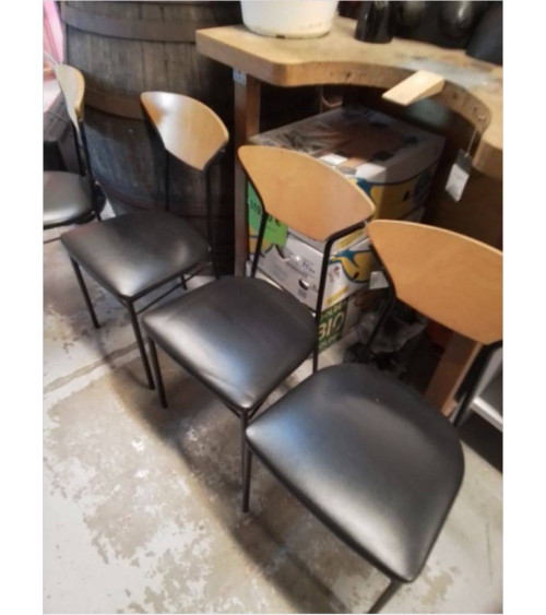 LOT DE 4 CHAISES MODERNE 