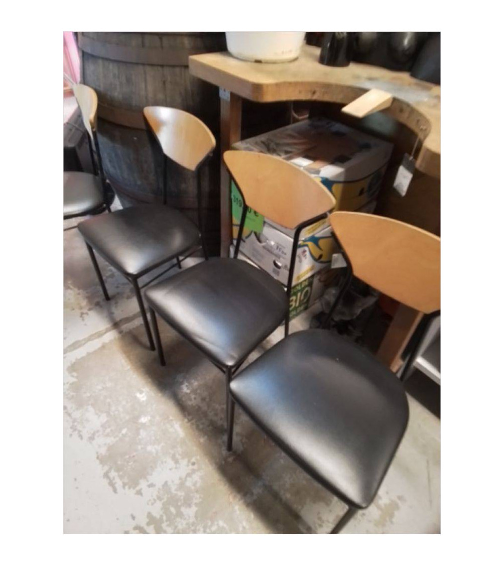 LOT DE 4 CHAISES MODERNE 