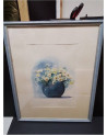 LITHOGRAPHIE JASCO BOUQUET DE FLEURS