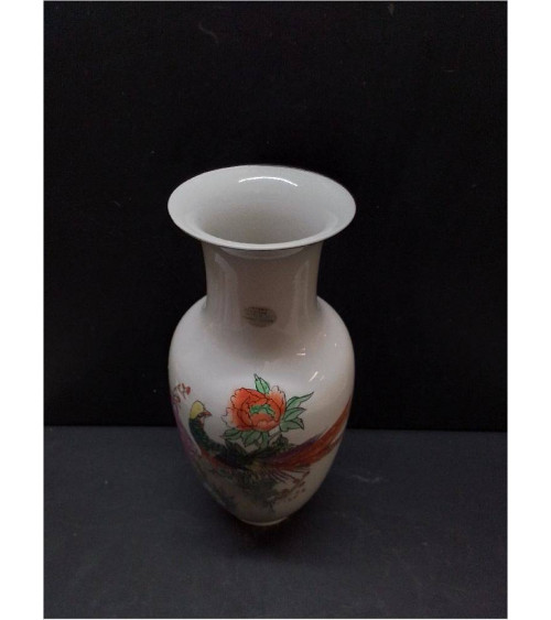 VASE ASIATIQUE DECO PAON 