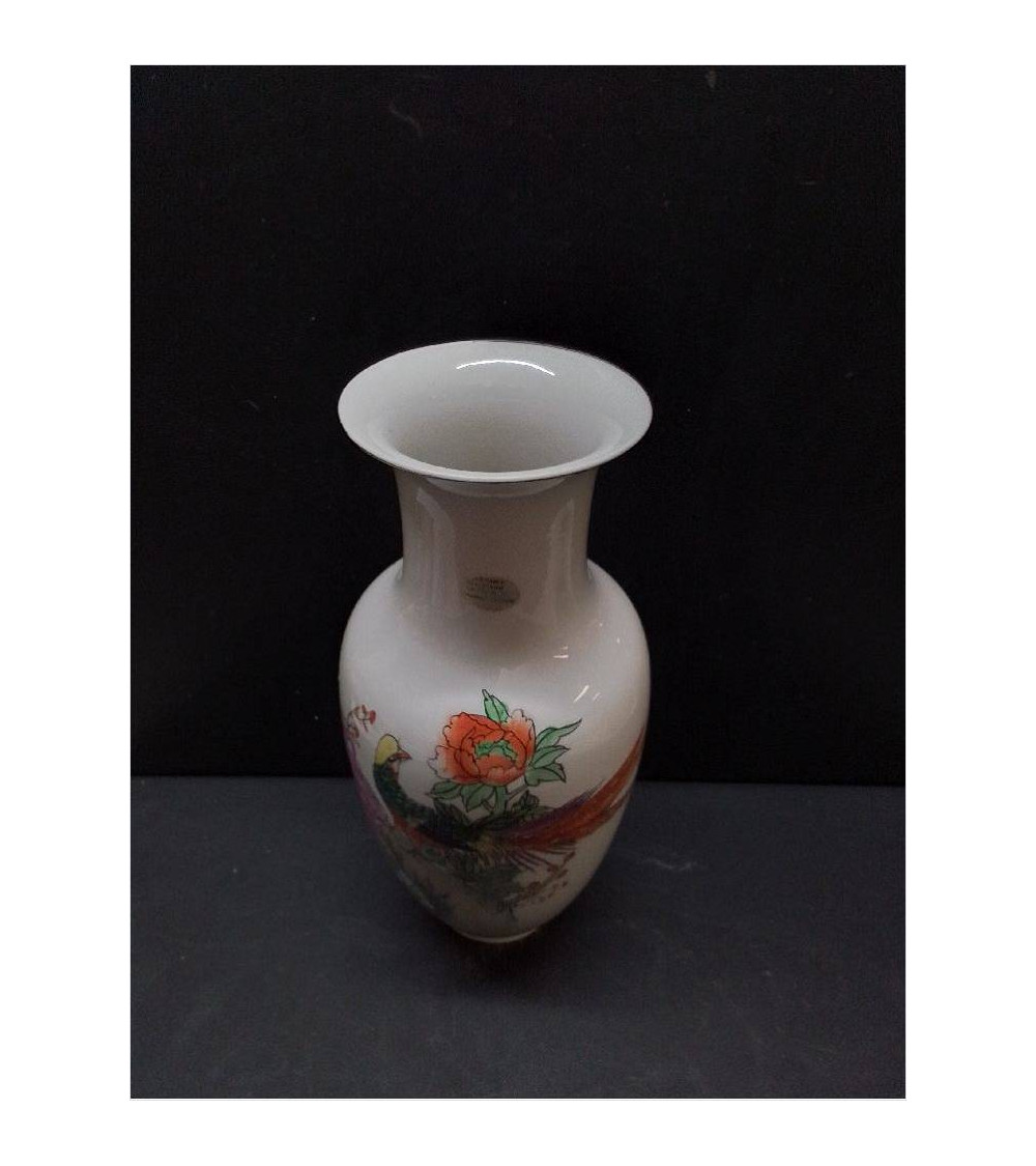 VASE ASIATIQUE DECO PAON 